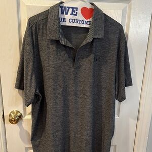 Under Armour XXXL Men's Gray Polo Shirt